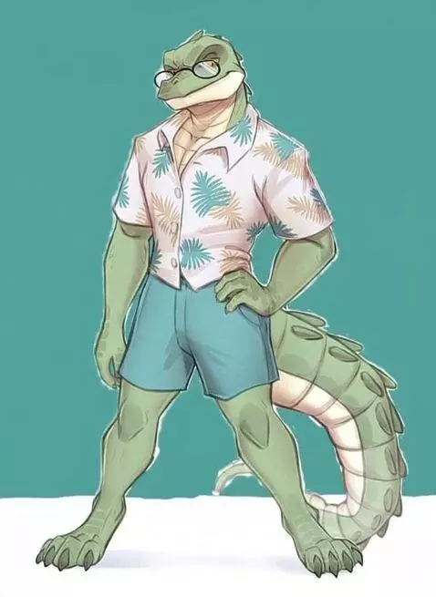 Aaron looks concerned about has shirt 🤔 alligator arron my f... by sracoargonian83
