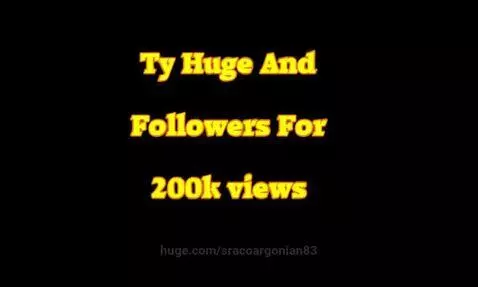Ty huge and follower for 200k view this video for you guys 💖... by sracoargonian83