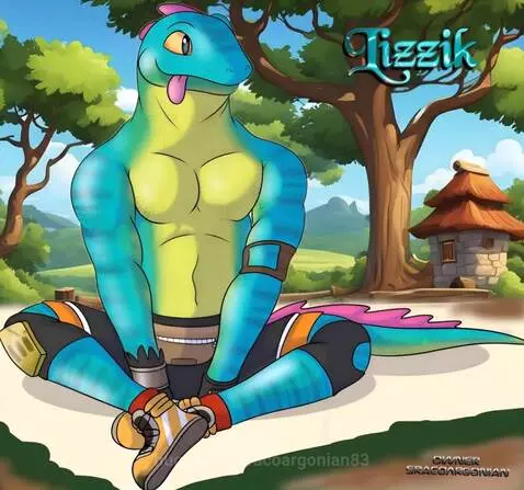 😊 Lizzic is enjoying the out doors Intel some one needs help... by sracoargonian83