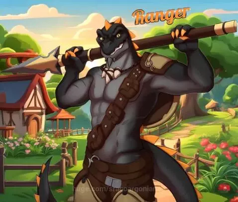 😊 Ranger is Practicing with a sword 😲 he is pretty strong an... by sracoargonian83