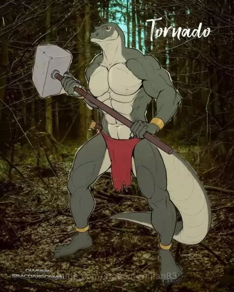 😮 Tornado is a warrior from a tribe he is ready to challenge... by sracoargonian83