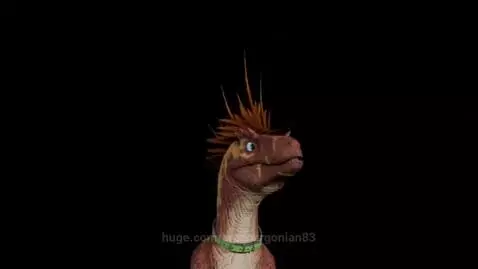 Happy Velociraptor being cute 😁💖👍 by sracoargonian83