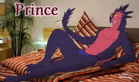 Prince enjoying relaxing on the bed posing for pictures 😍📸💖👍... by sracoargonian83