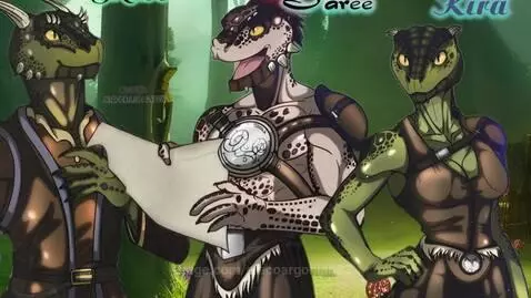 🤔 Well I guess the three Argonian lizard deciding which way ... by sracoargonian83