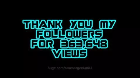 Thanks My followers Dedication 😎📽🎶👍 by sracoargonian83