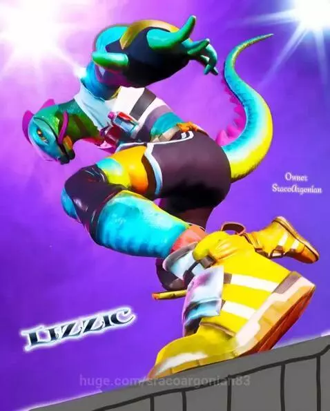 Lizzic the lizard is back showing has dance move 😎💖👍 not bad... by sracoargonian83