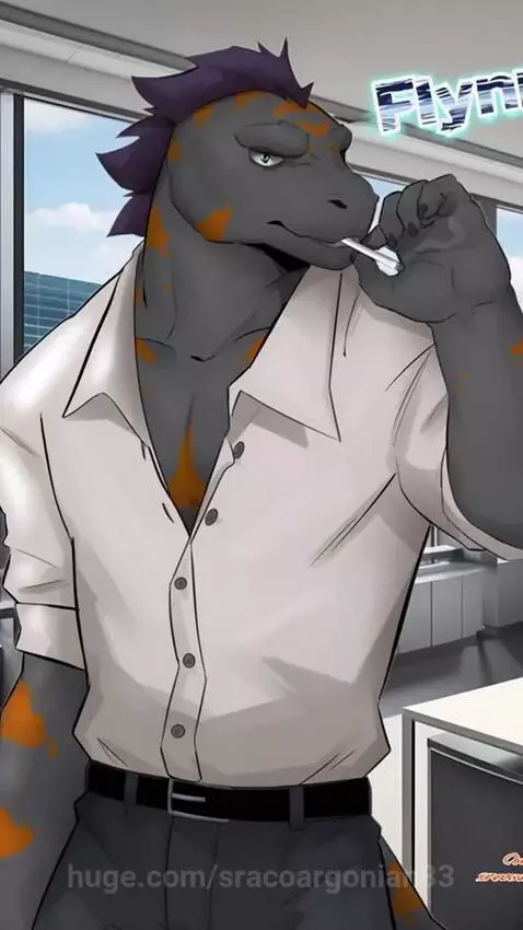 Flynn at his office 😱 looking amazing awesomeness cool 💖💣💥💨😎... by sracoargonian83