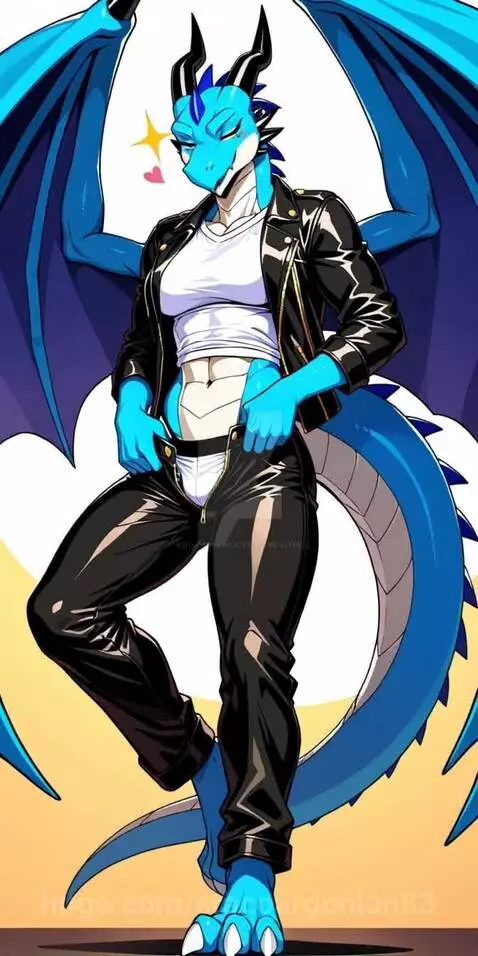Awesome Dragon dude gives a smile and a wink 😁 by sracoargonian83