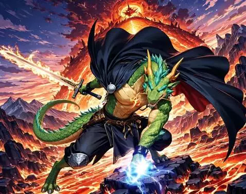 😲 Dragon dude getting ready for a action movie photo up Inte... by sracoargonian83