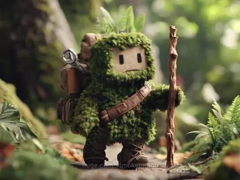 Voxel Jungle Warrior Web Design – Nature Brand Hiking Websit... by vbookstudios