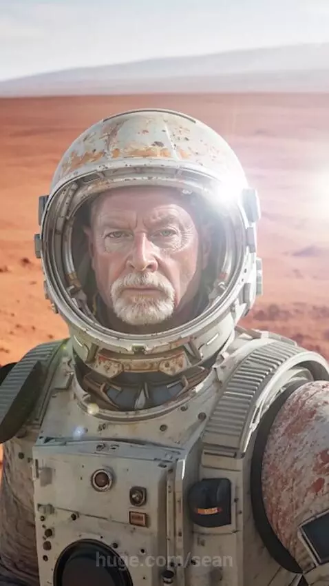 Me on Mars by sean