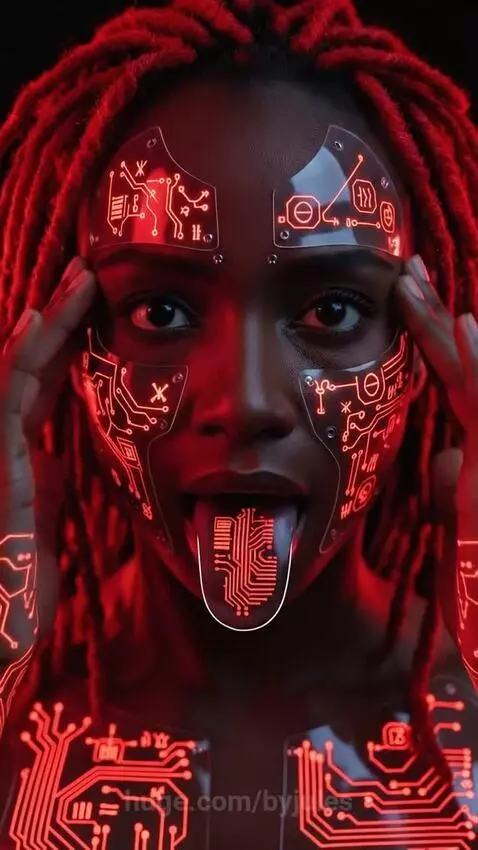 Red-coded tongue by byjules
