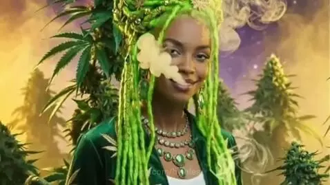 Queen of weed ! Faya by byjules