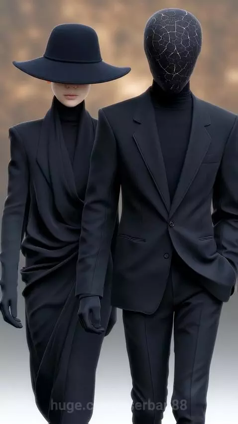 All black fashion by aserban88