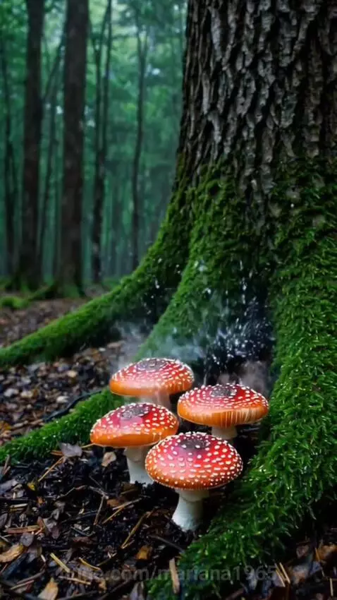 the dance of the mushrooms by mariana1965