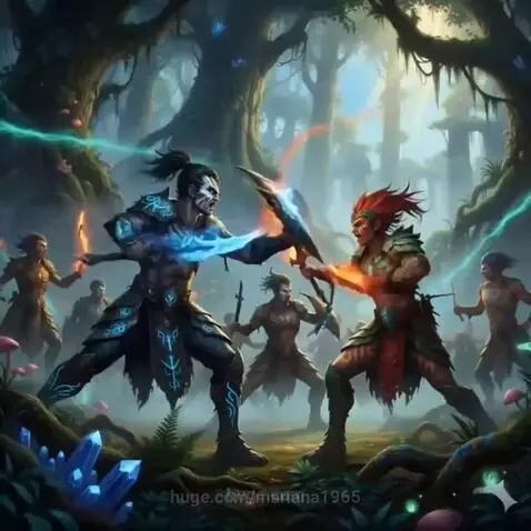 the fight between tribes by mariana1965