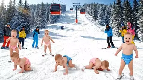 acrobatics in the snow by mariana1965