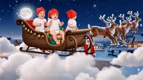 Santa's sleigh by mariana1965