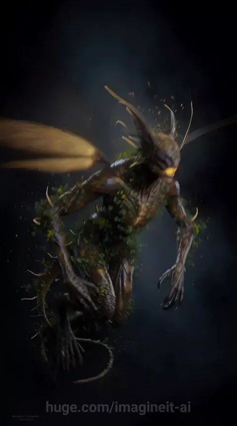 Winged Little Demon by imagineit-ai