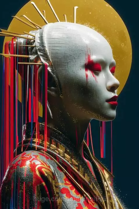 Other worldly Gesher Girl by imagineit-ai