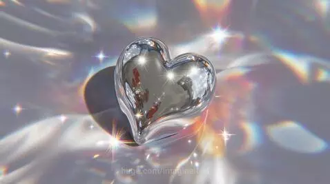 Silver Heart reflection test by imagineit-ai