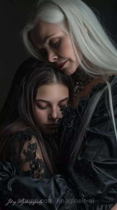 Gothic Mother & Daughter by imagineit-ai