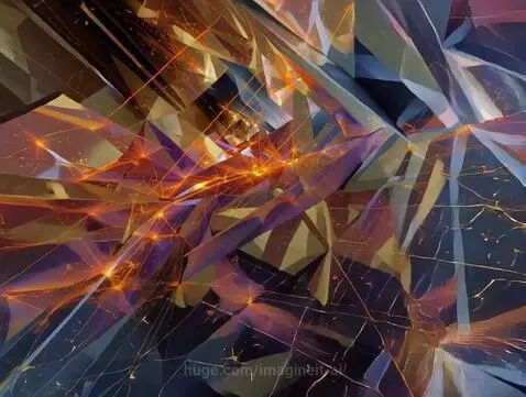 Abstract object fly through by imagineit-ai
