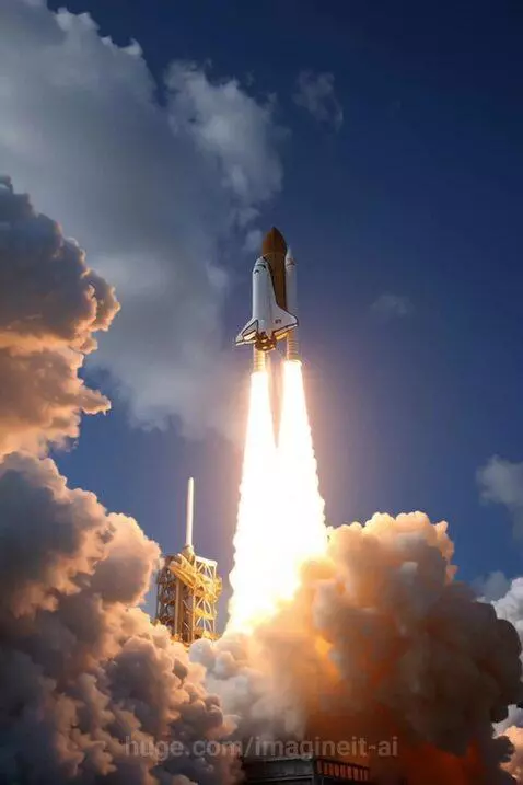 Space Shuttle Launch by imagineit-ai