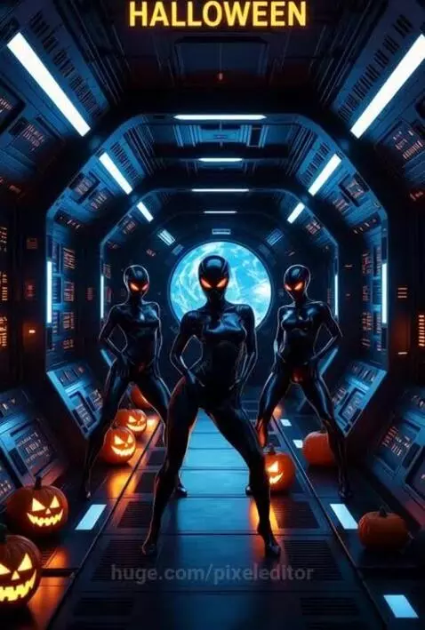 A new Halloween is waiting you in the Space by pixeleditor