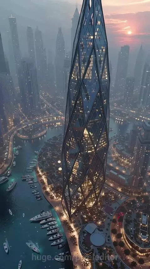 The Parametric Faceted Tower by pixeleditor