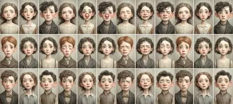 Facial expressions by pixeleditor