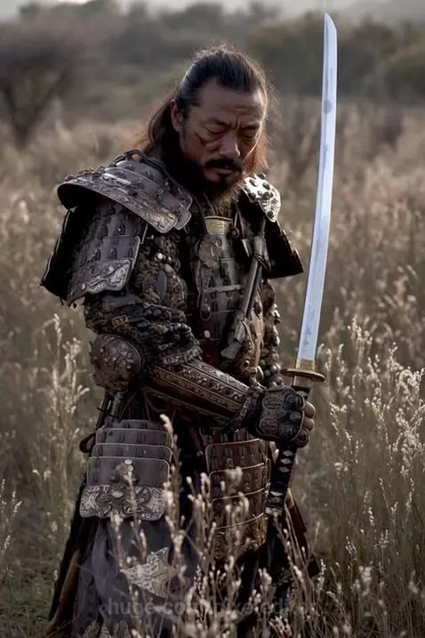 A samurai cries by pixeleditor