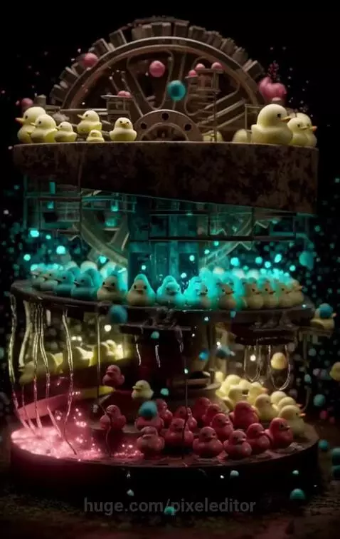Thist-O-Matic Machine Rubber Duck Edition by pixeleditor