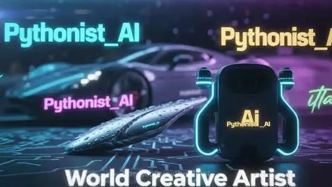 Digital Promotional Content - World Creative Artist - Python... by pythonistai