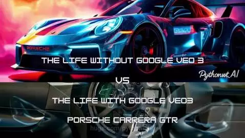 Life without Google Veo3 VS Life with Google Veo 3 - [Porche... by pythonistai