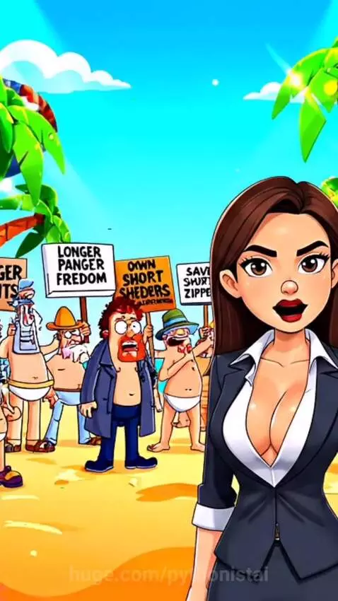 Covering an absurd protest - (Animation Reporter Version) 📺🎤 by pythonistai