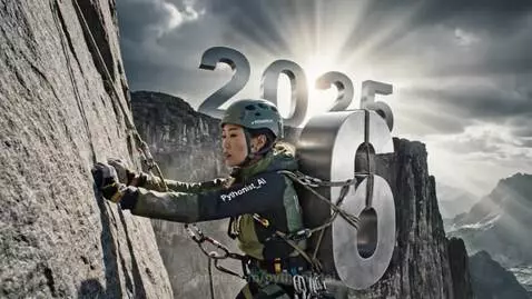 Climbing to 2026! 🧗✨ by pythonistai