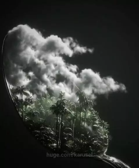 Miniature Art in the Spoon by karusel