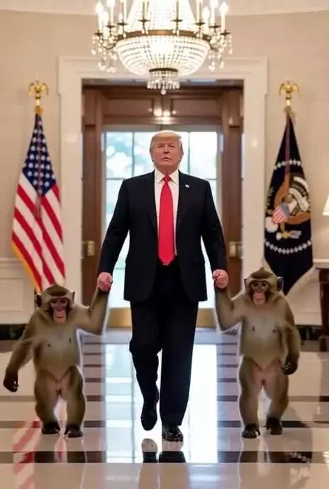 Donald Trump giving a tour by karusel