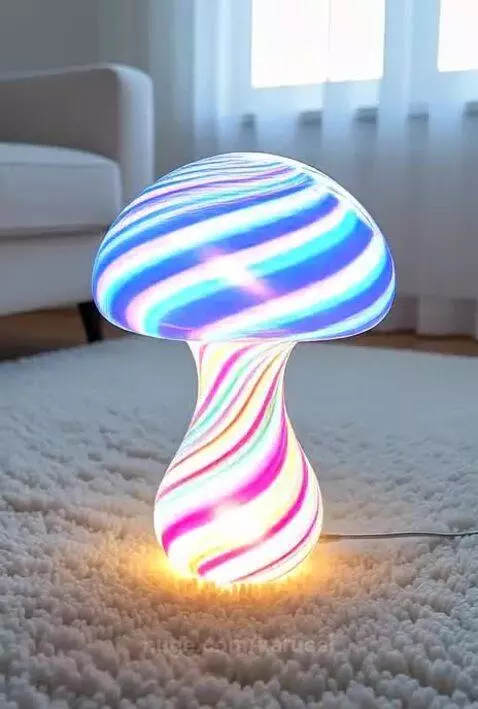 Mushroom glass LSD lamp Ikea by karusel