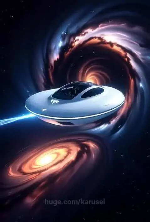 Tesla speed racing in Space by karusel