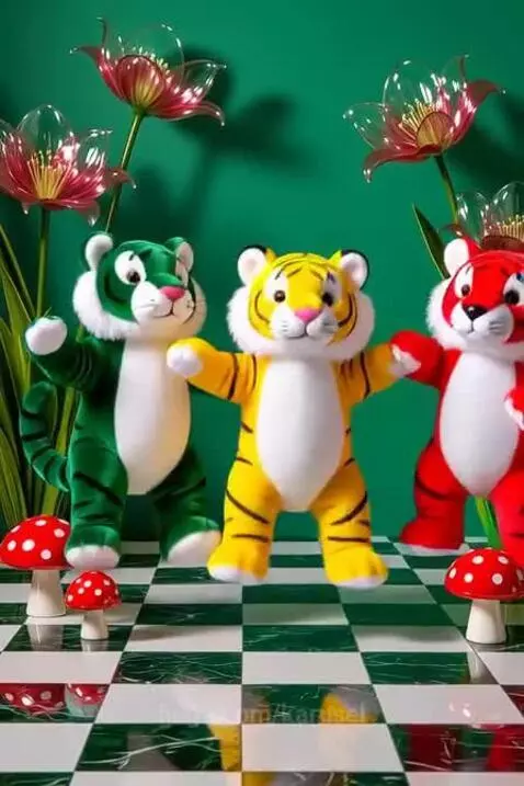 3 tigers dancing in Roblox by karusel