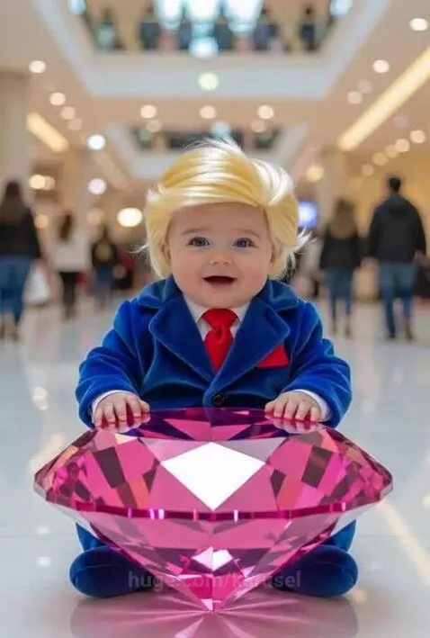 best breakfast at Tiffanies Donald Trump toddler baby costum... by karusel