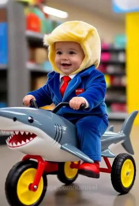 Donald Trump toddler baby costume Uber by karusel