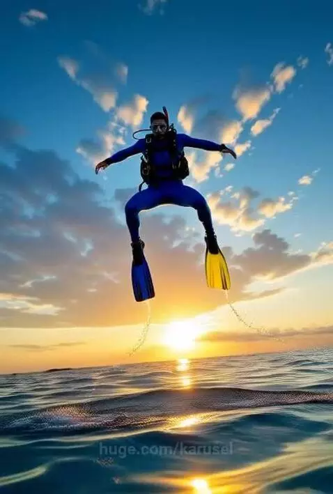 sky diving by karusel