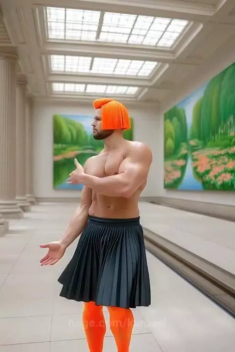 sexy man dancing in gallery by karusel