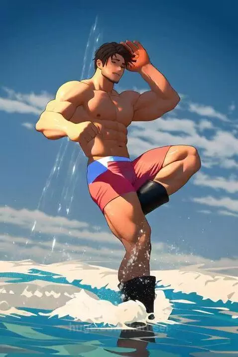 sexy anime model boy by karusel