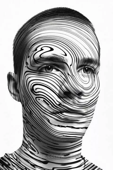 zebra face tattoo by karusel