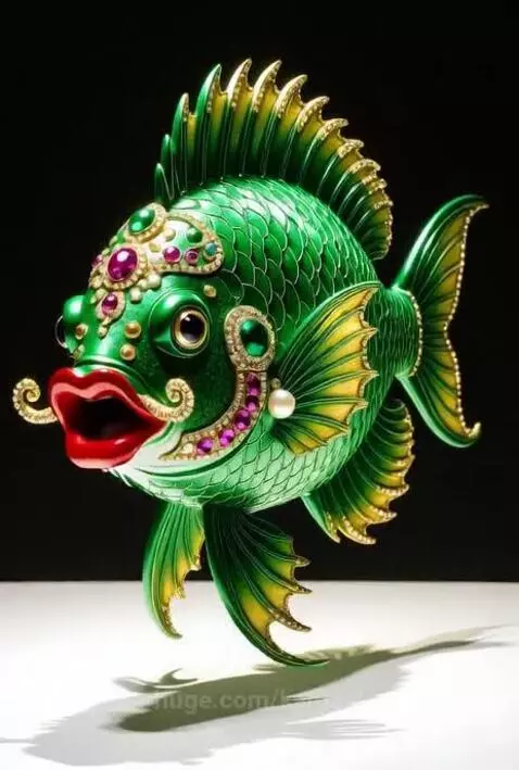 vegan goldfish by karusel