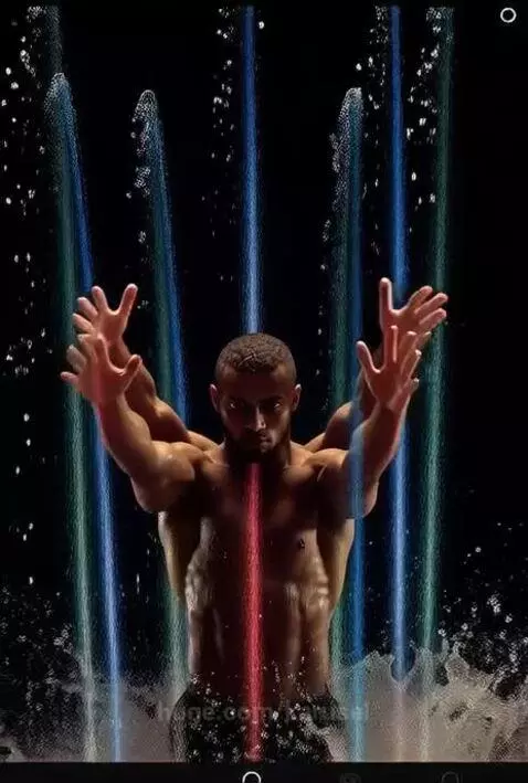 sexy man water by karusel